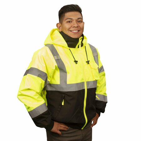 CORDOVA Reptyle 2-in-1 Bomber Jackets, Lime, 2XL J201-2XL